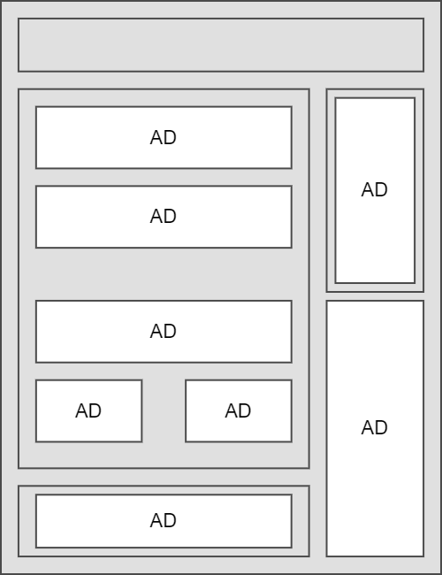 AdSense NG例｜過度な広告数