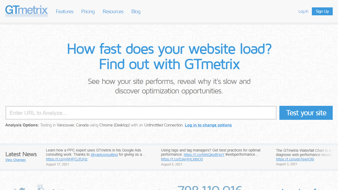 GTmetrix