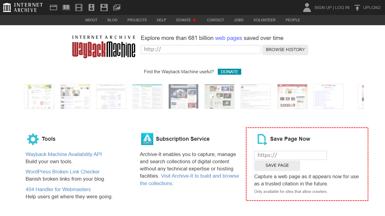Wayback Machine