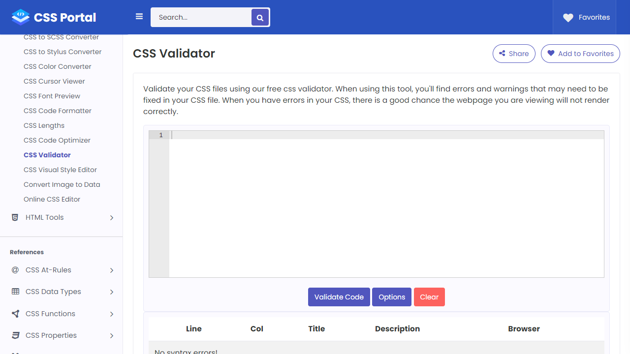 CSS Validator