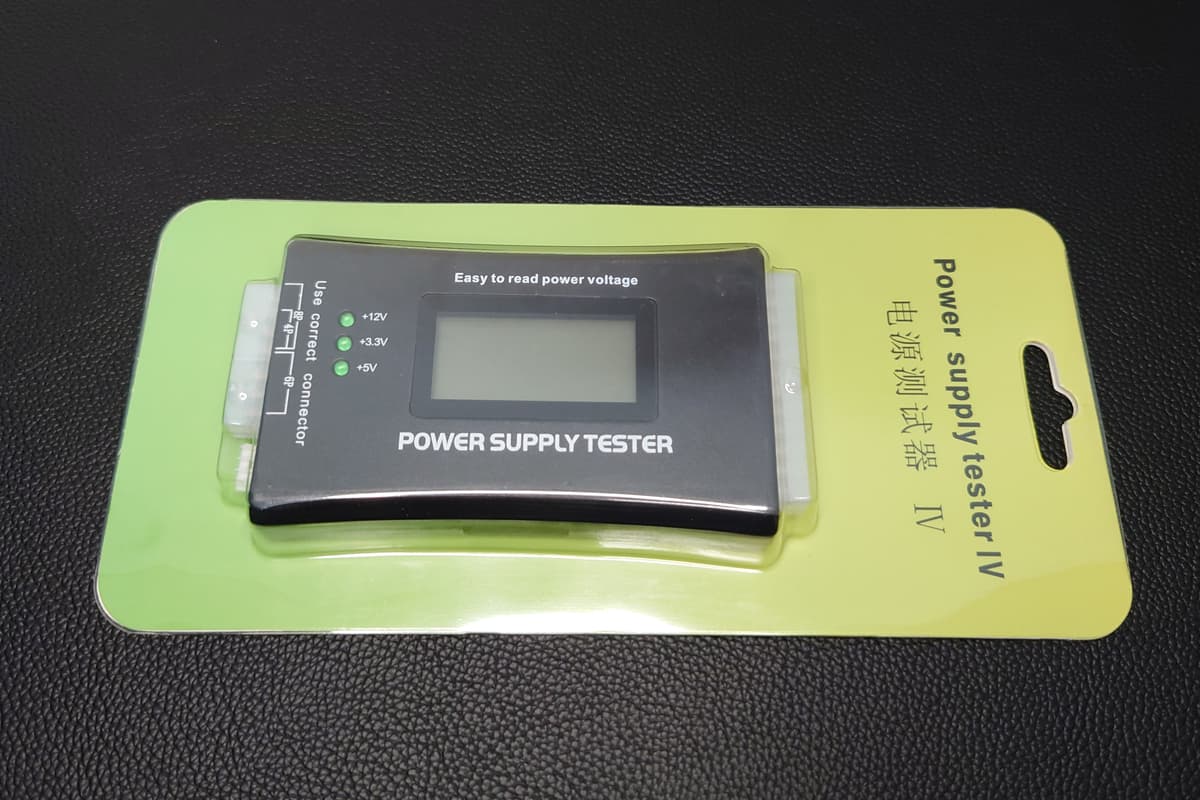 PC 電源（ATX 電源）テスター「Power supply tester IV」の使い方 | セオリコ