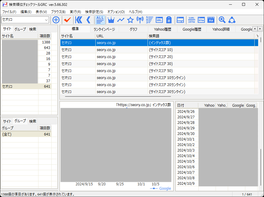 検索順位チェックツール GRC